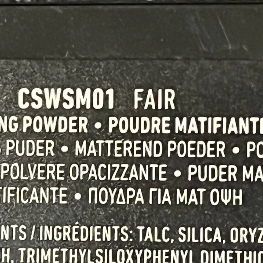 NEW NYX Can't Stop Won't Stop Mattifying Pressed Powder, FAIR